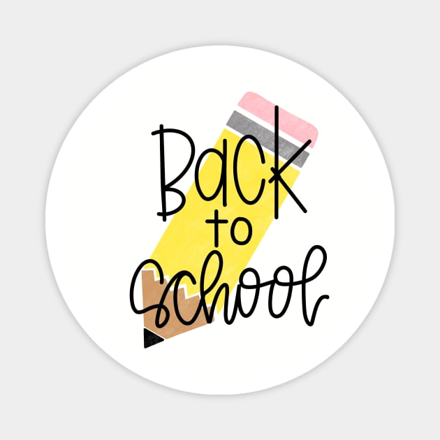 Back to School Magnet by Hannah’s Hand Lettering